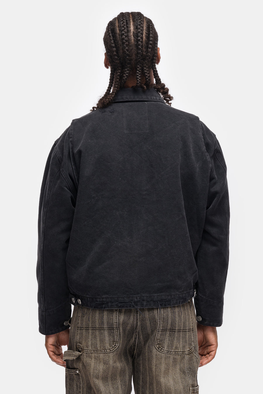 Basketcase Gallery Charms Work Jacket in Vintage Black - Notre