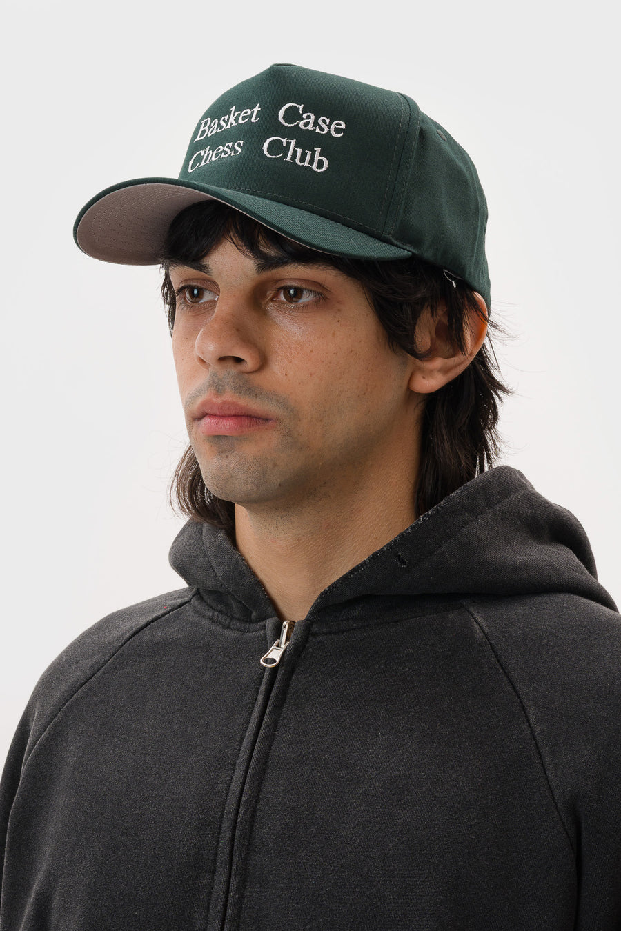 Basketcase Gallery Chess Club Cap in Green - Notre