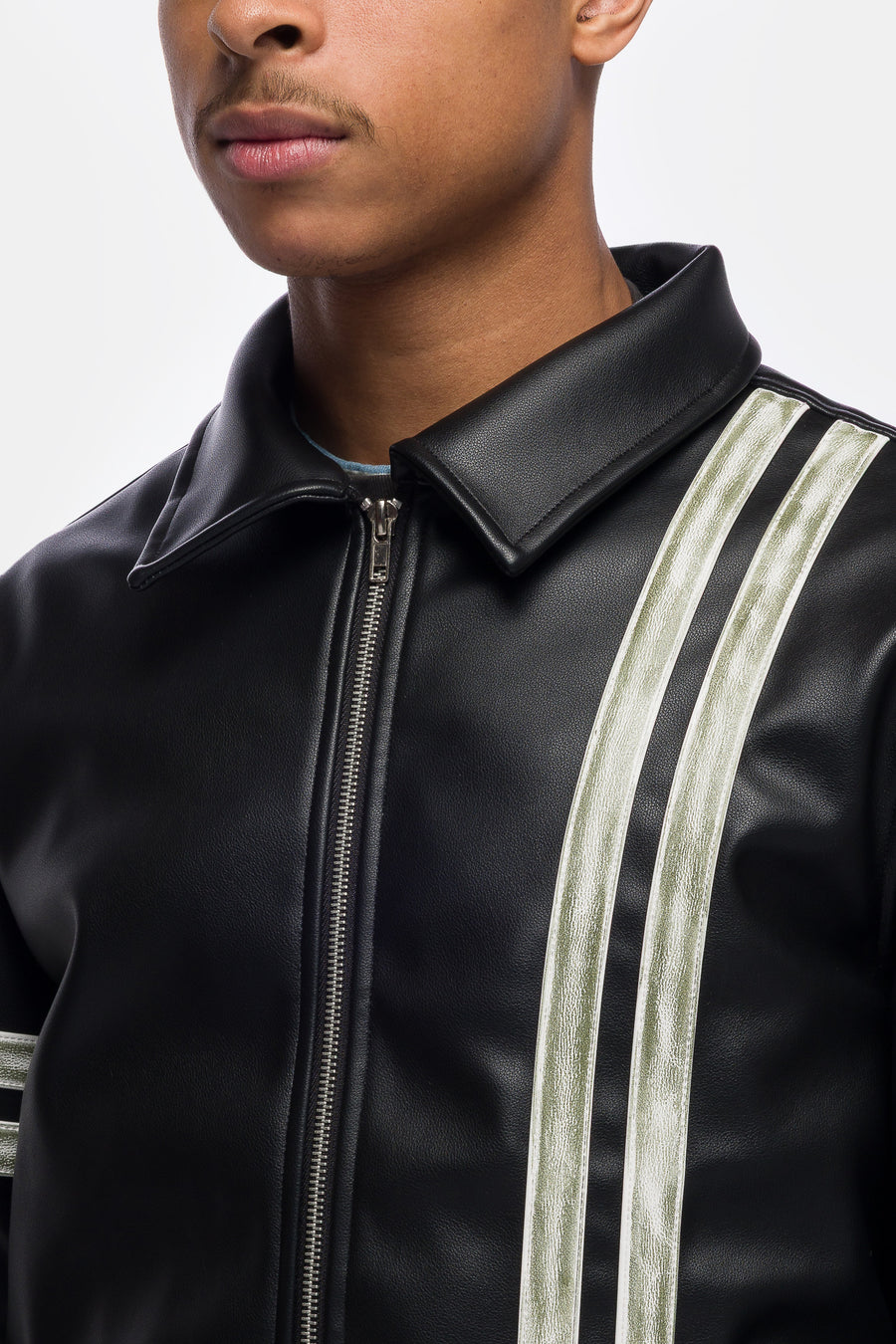 Basketcase Gallery Customs Leather Jacket in Black - Notre