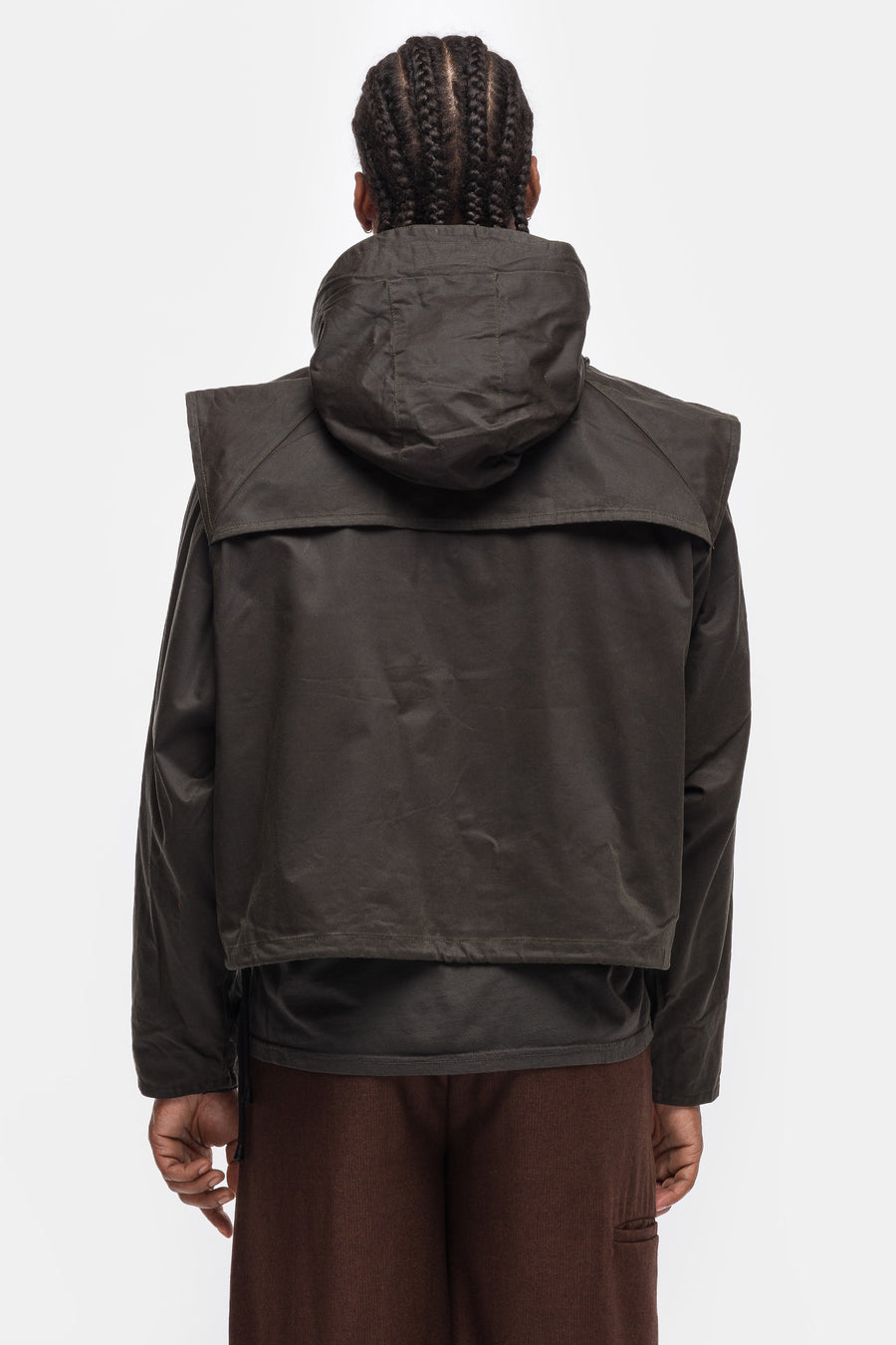 Basketcase Gallery Fisherman Oil Wax Jacket in Brown - Notre
