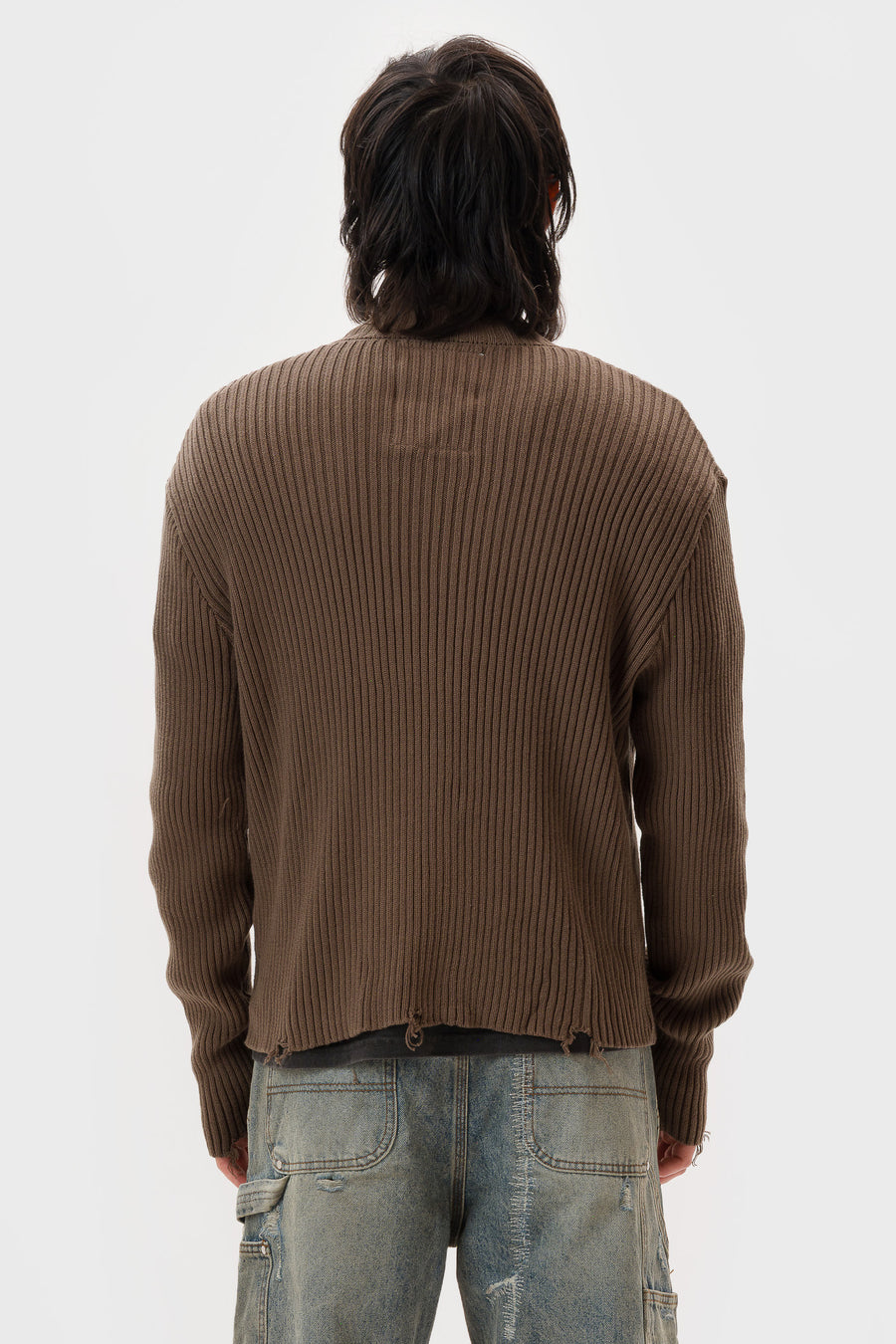 Basketcase Gallery Hench Knit Zip Sweater in Olive - Notre