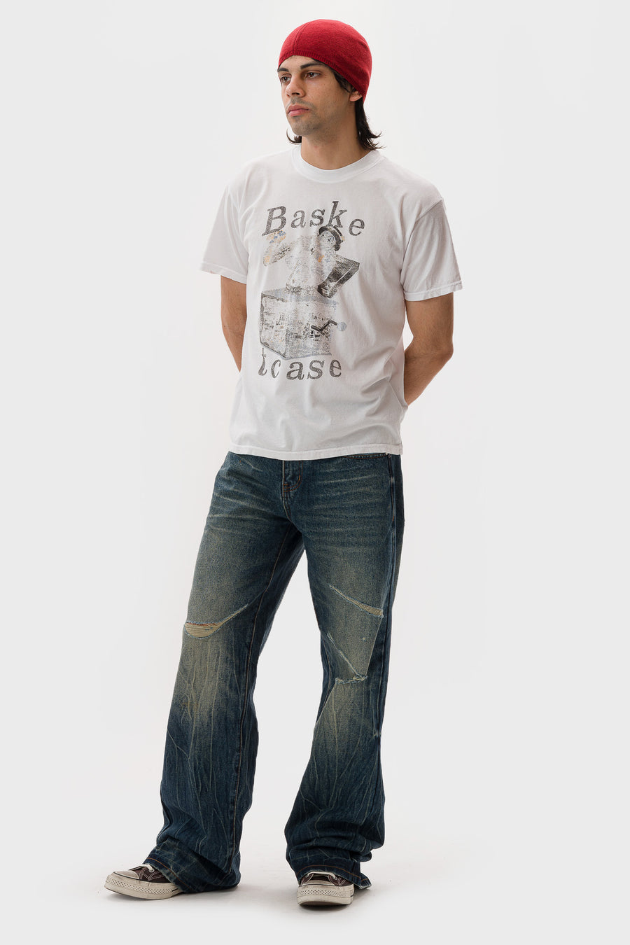 Basketcase Gallery LAX Straight Leg Jean in Dakota Wash - Notre