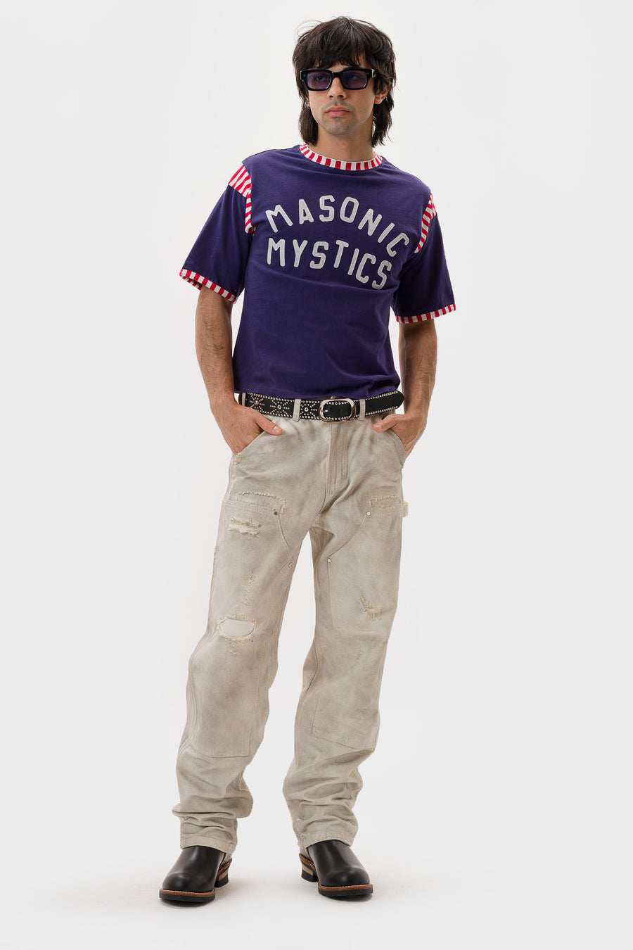 Basketcase Gallery Mystics T-Shirt in Blue - Notre