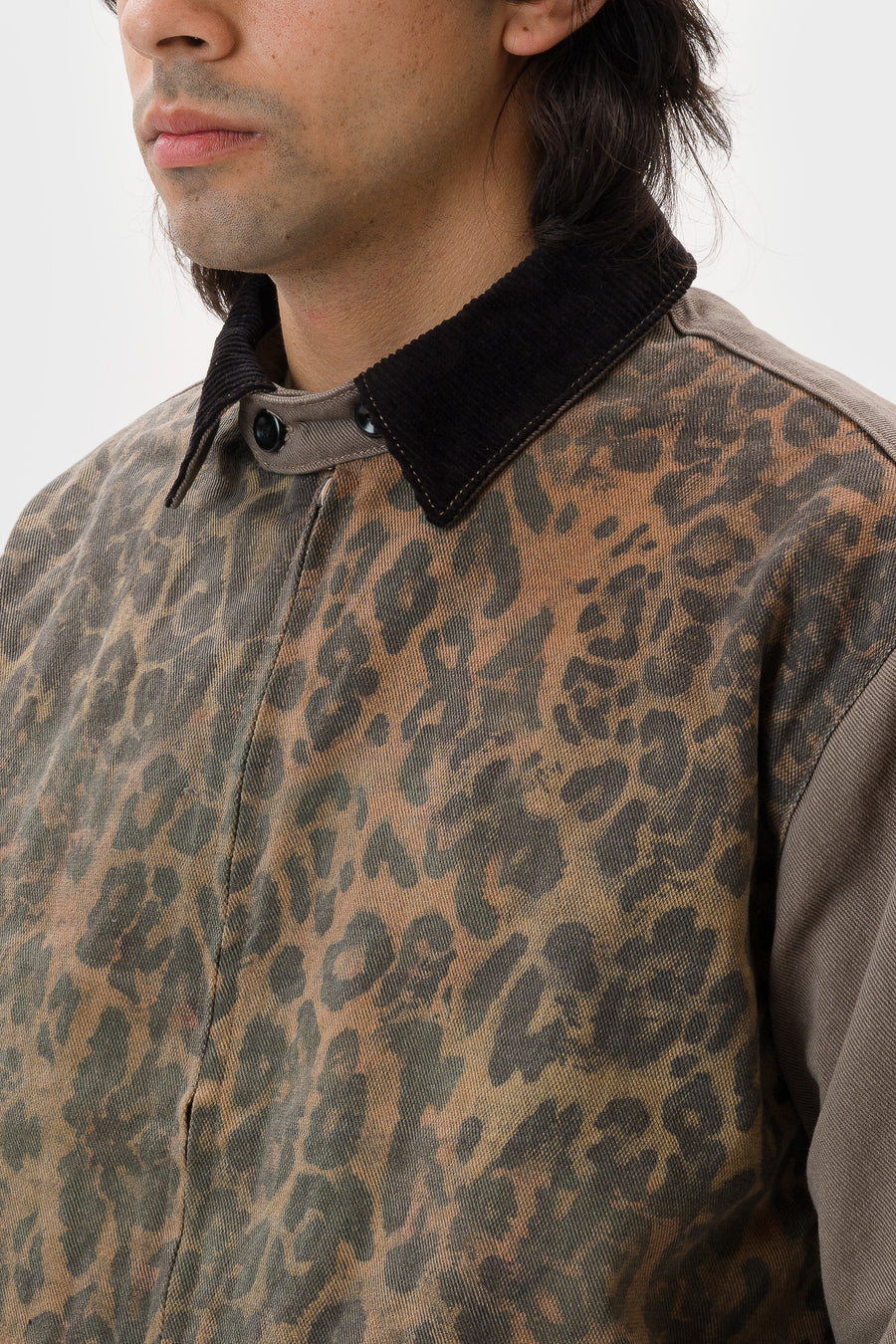 Basketcase Gallery Panther Grifter Jacket in Orange/Yellow/Grey - Notre