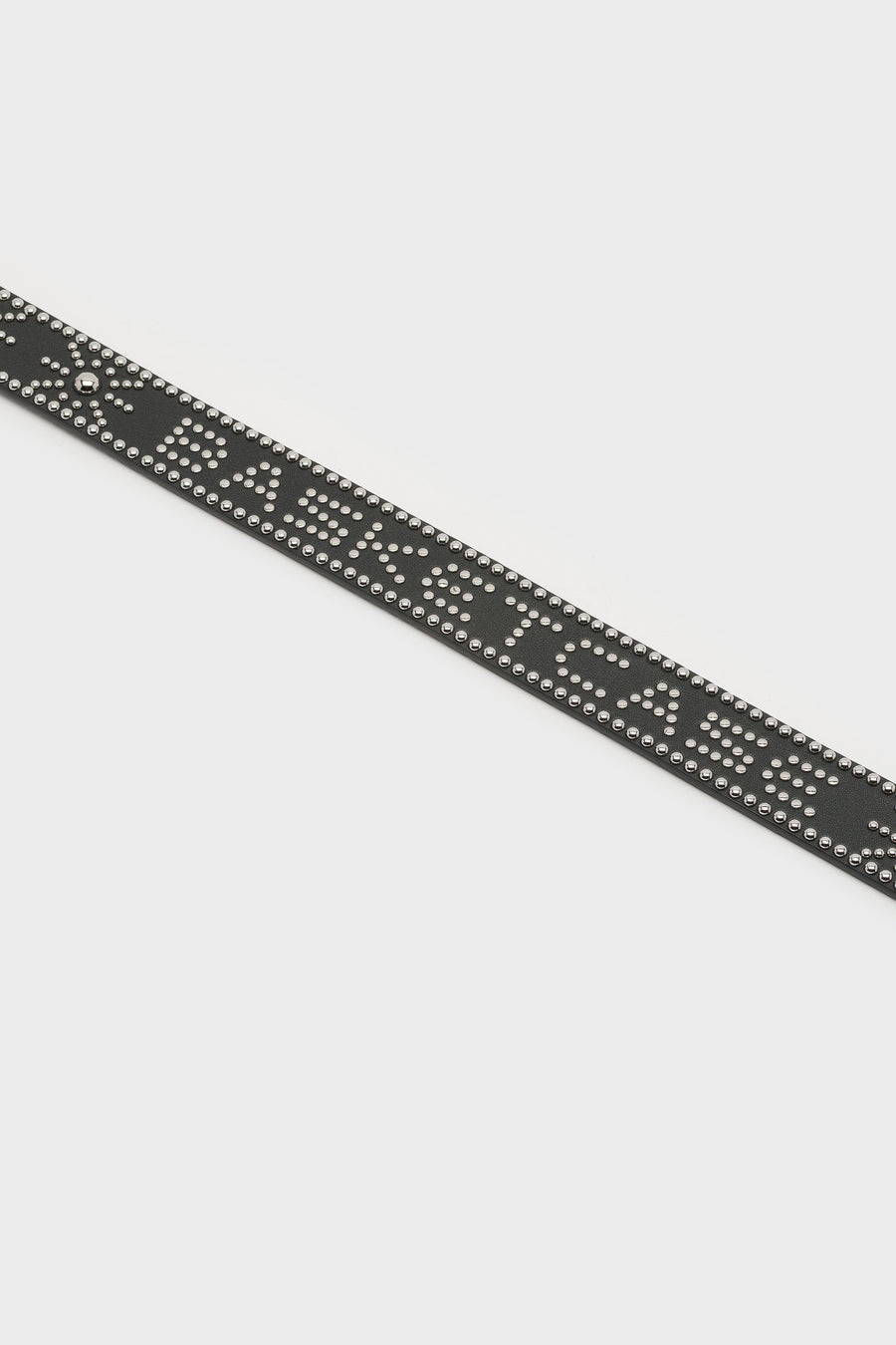 Spellout Fastener Belt in Black