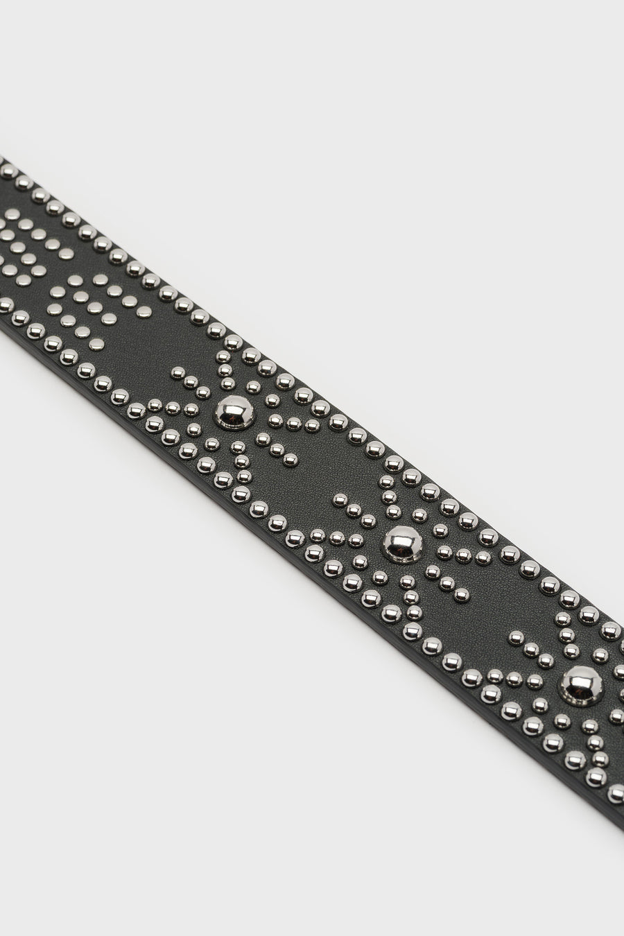 Spellout Fastener Belt in Black