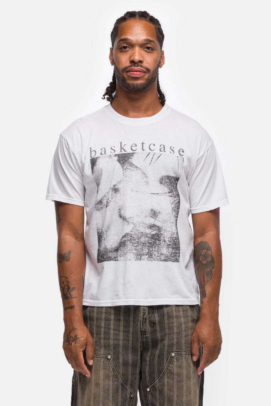 Basketcase Gallery Tilt T-Shirt in White - Notre