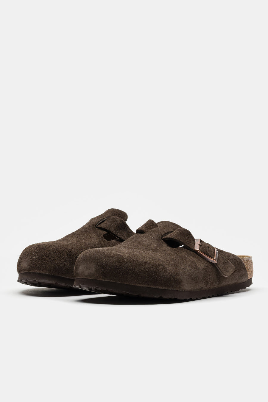 Birkenstock Boston Soft Footbed Mule in Mocha - Notre