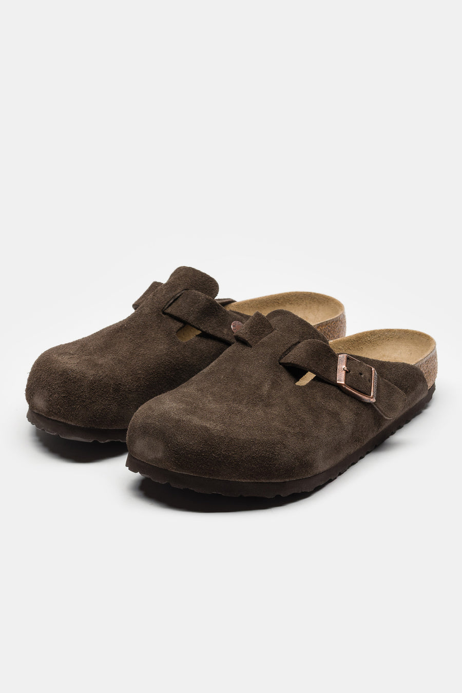 Birkenstock Boston Soft Footbed Mule in Mocha - Notre