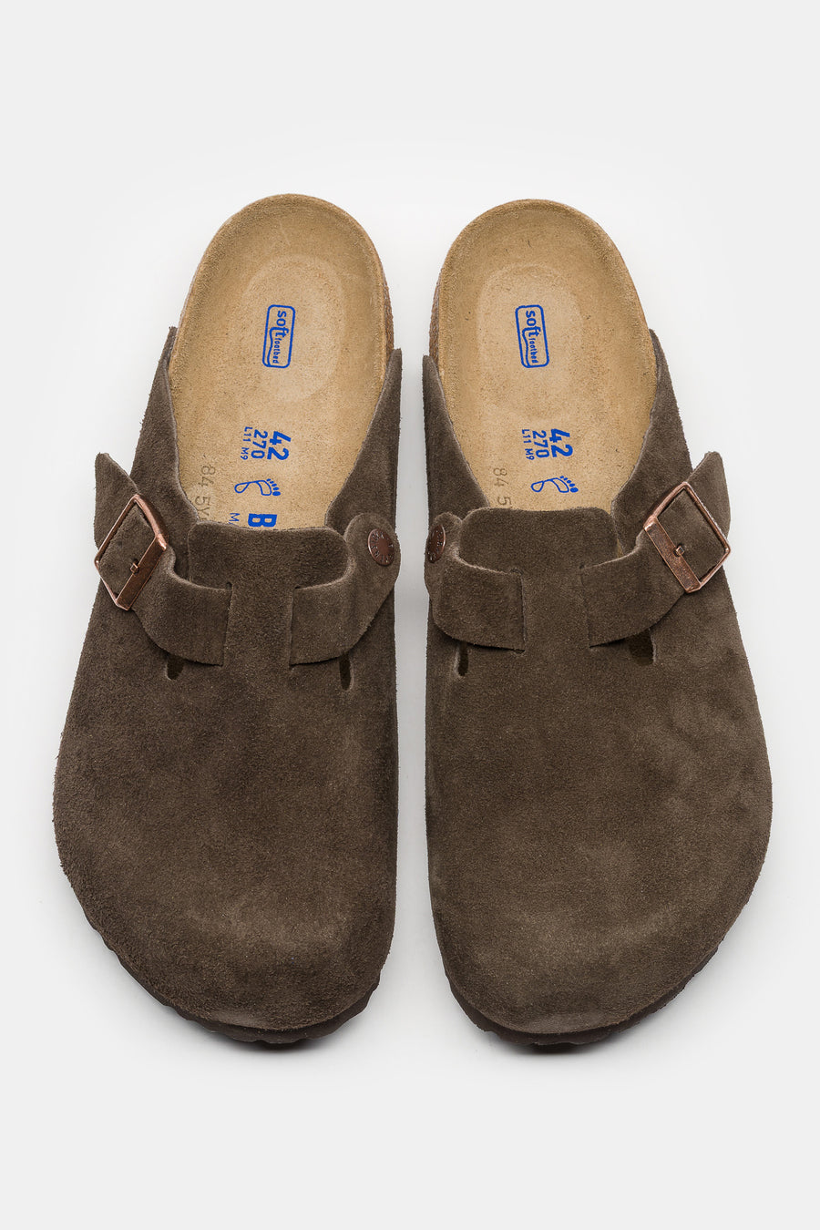 Birkenstock Boston Soft Footbed Mule in Mocha - Notre