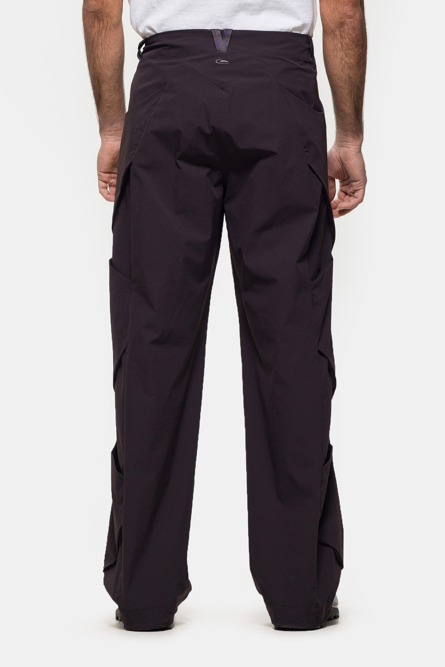 Colin Meredith Braided Trouser in Black Bean - Notre
