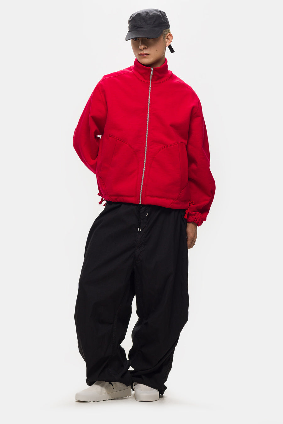 Colin Meredith Knot Sweater in Rouge - Notre