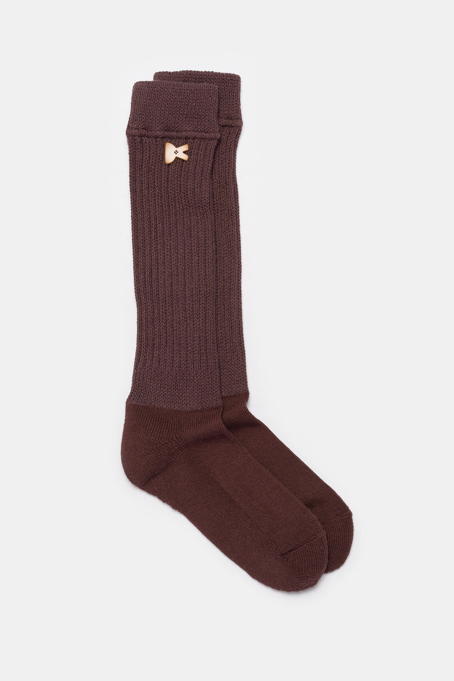 District Vision Japanese Cotton Sock in Umber - Notre
