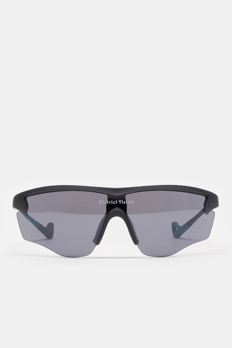 District Vision Junya Racer Sunglasses in Azure Black/D+ Onyx Mirror - Notre