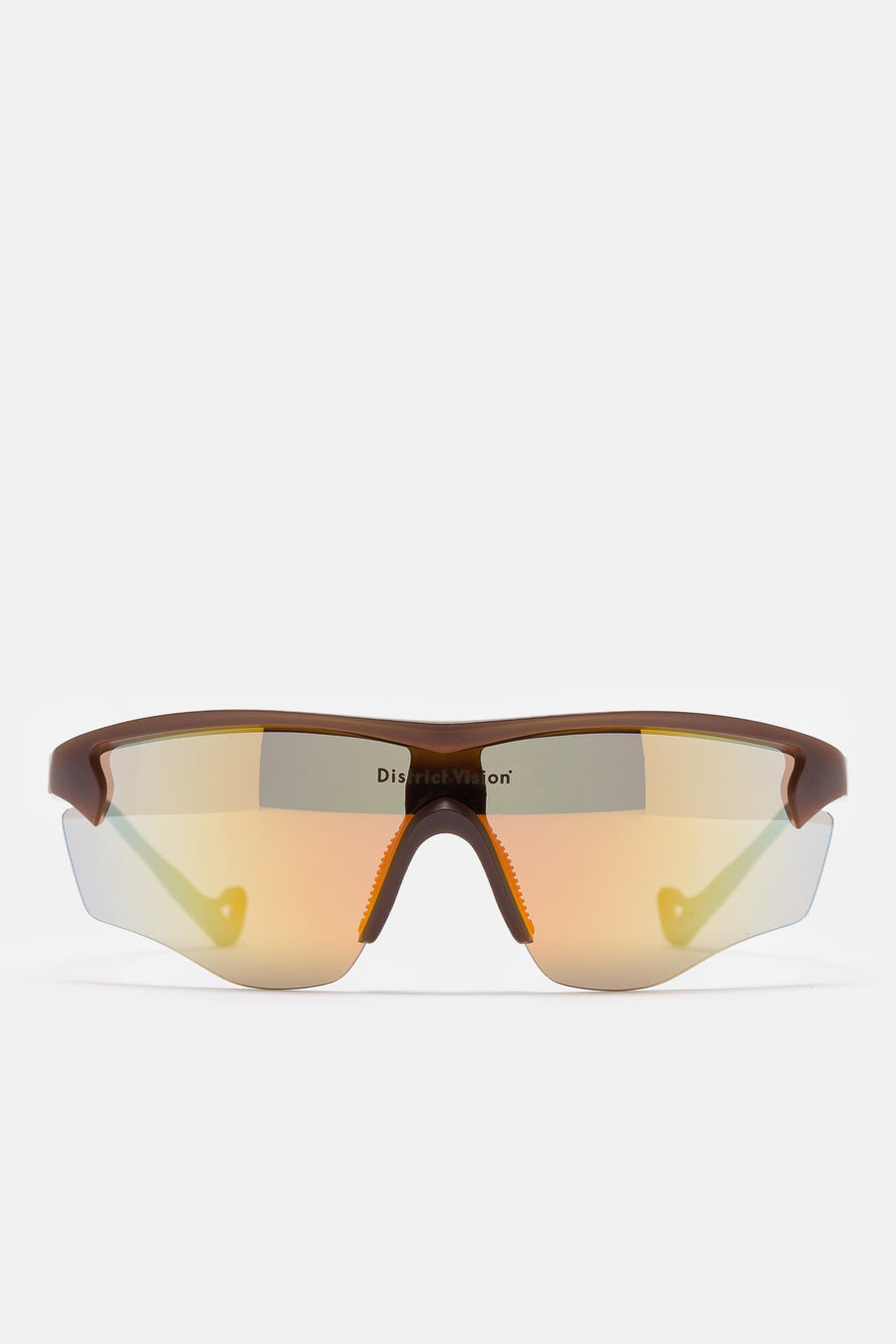 District Vision Junya Racer Sunglasses in Cedar/D+ Fire Mirror - Notre