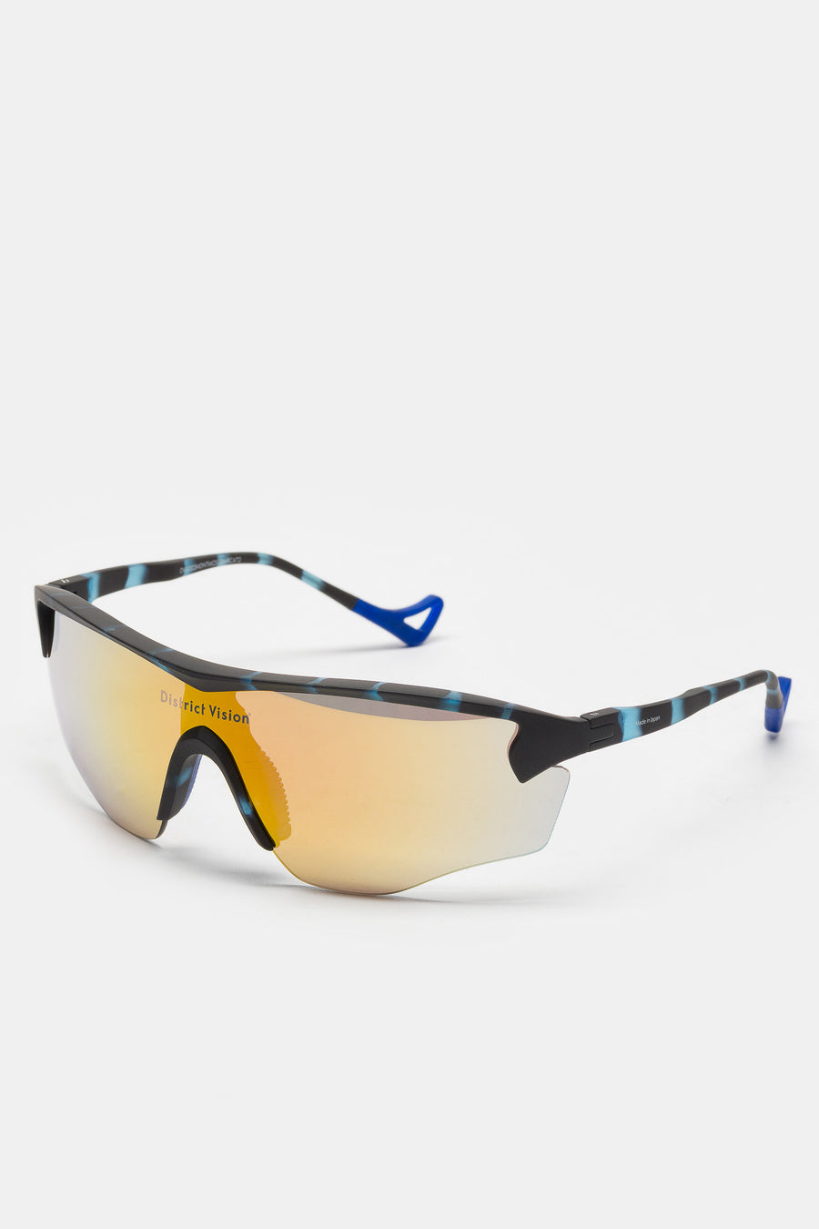 District Vision Junya Racer Sunglasses in Midnight Mosaic/D+ Fire Mirror - Notre