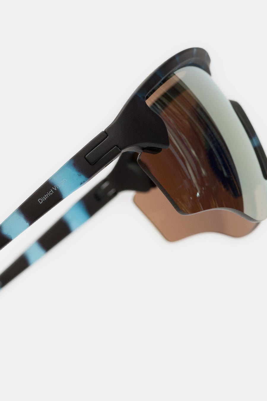 District Vision Junya Racer Sunglasses in Midnight Mosaic/D+ Fire Mirror - Notre
