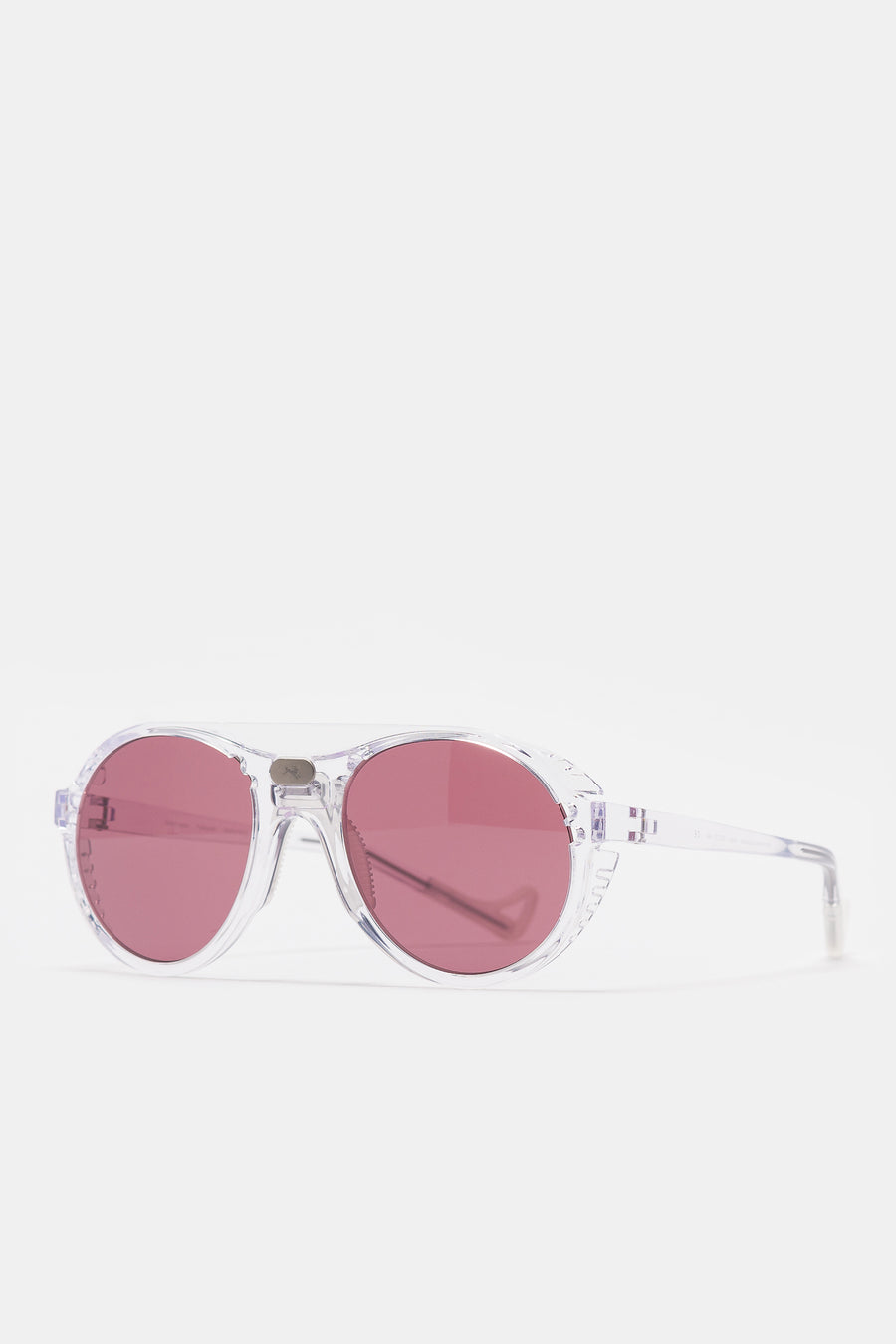 District Vision Kazu Tourer Sunglasses in Transparent/D+ Black Rose - Notre