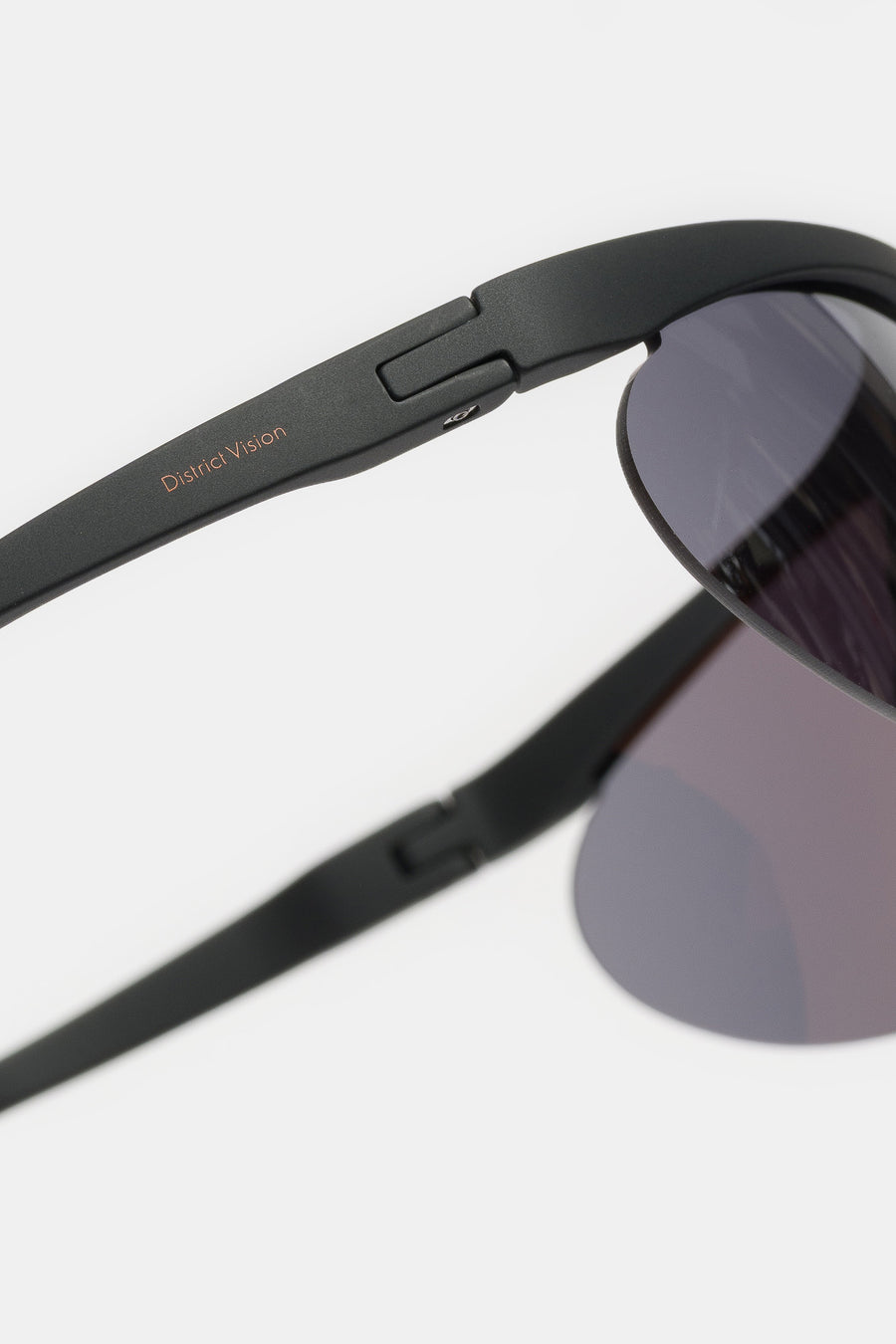 District Vision Koharu Eclipse Sunglasses in Black/D+ Onyx Mirror - Notre