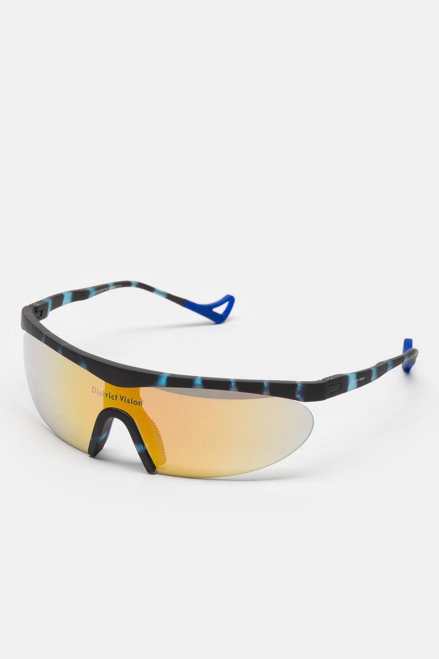 District Vision Koharu Eclipse Sunglasses in Midnight Mosaic/D+ Fire Mirror - Notre