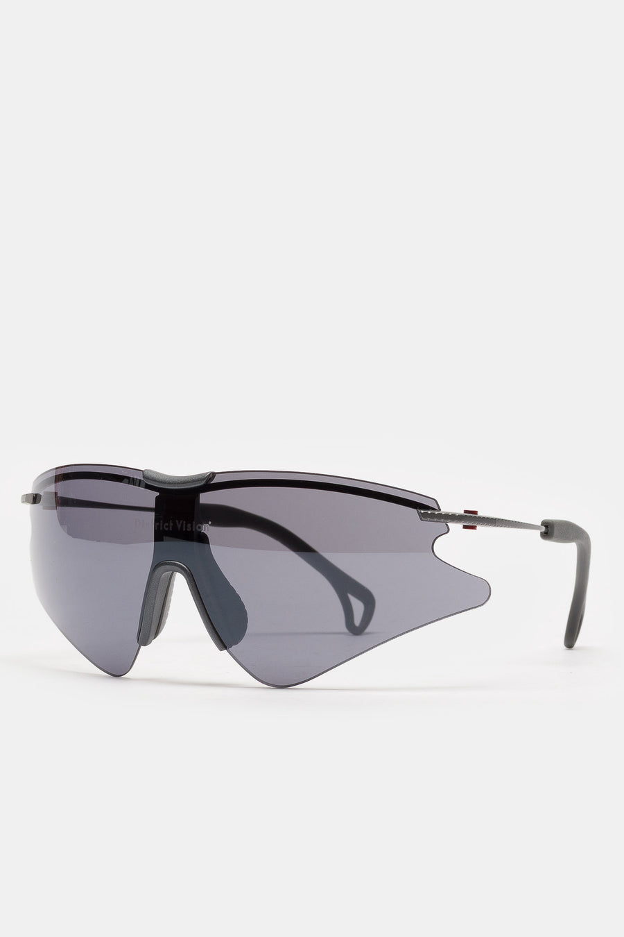 District Vision Kohei Aero Blade TI Sunglasses in Graphite/D+ Onyx Mirror - Notre