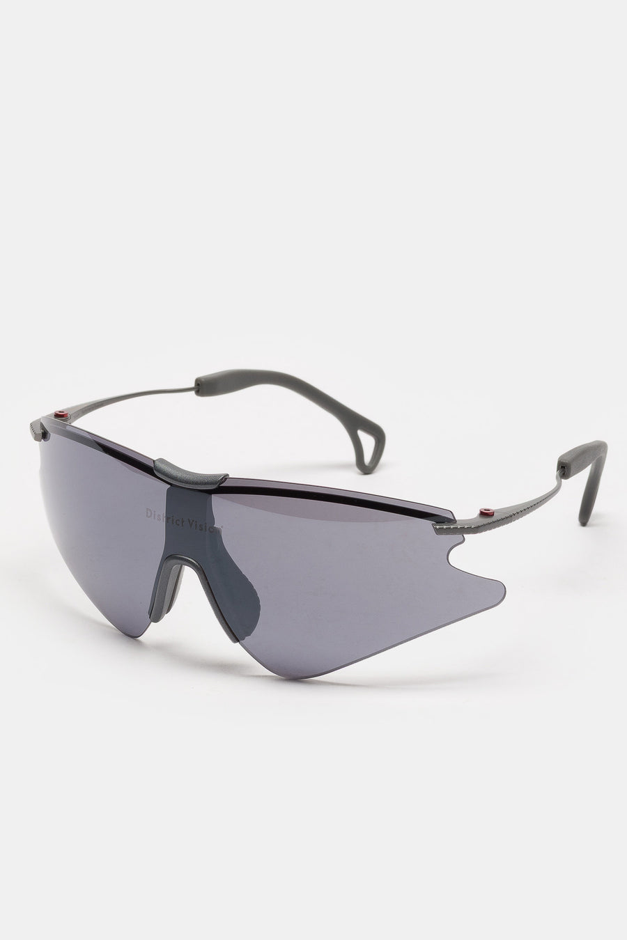 District Vision Kohei Aero Blade TI Sunglasses in Graphite/D+ Onyx Mirror - Notre