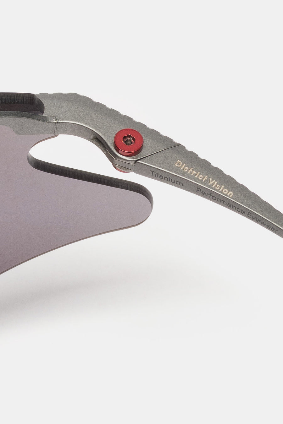 District Vision Kohei Aero Blade TI Sunglasses in Graphite/D+ Onyx Mirror - Notre