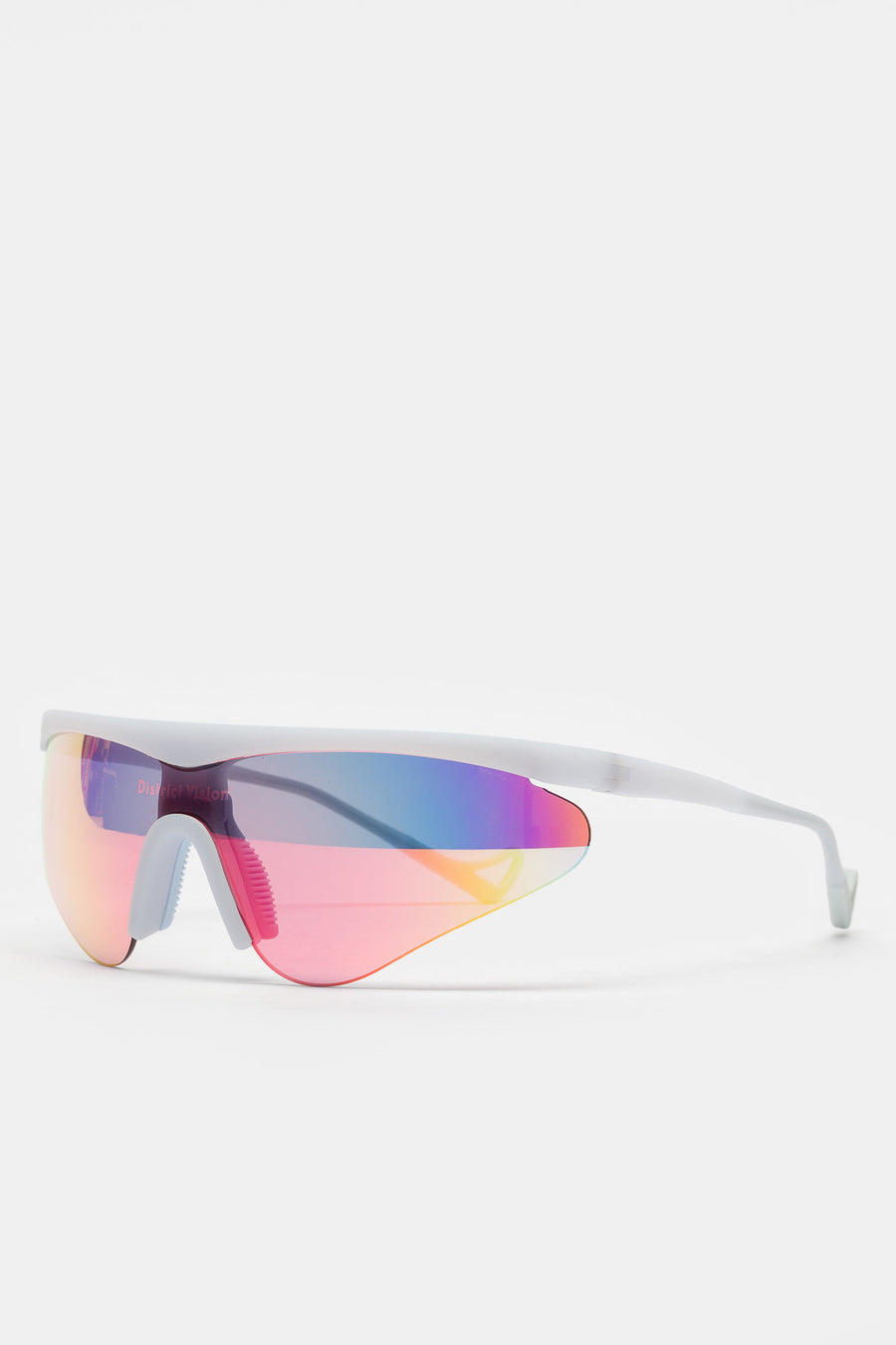 District Vision Momoka Pacer Sunglasses in Nimbus/D+ Spectral Mirror - Notre