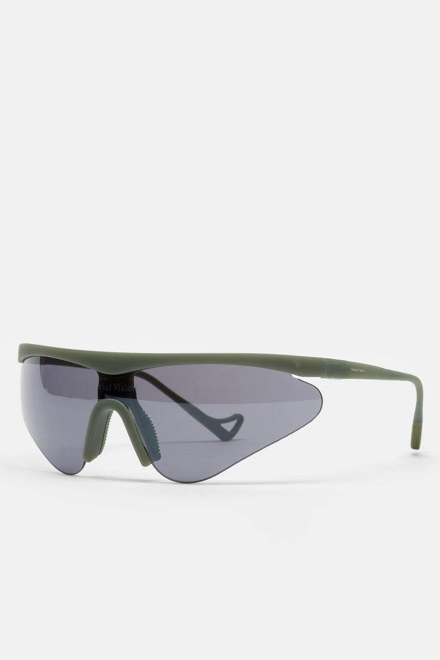 District Vision Momoka Pacer Sunglasses in Viridian/D+ Onyx Mirror - Notre