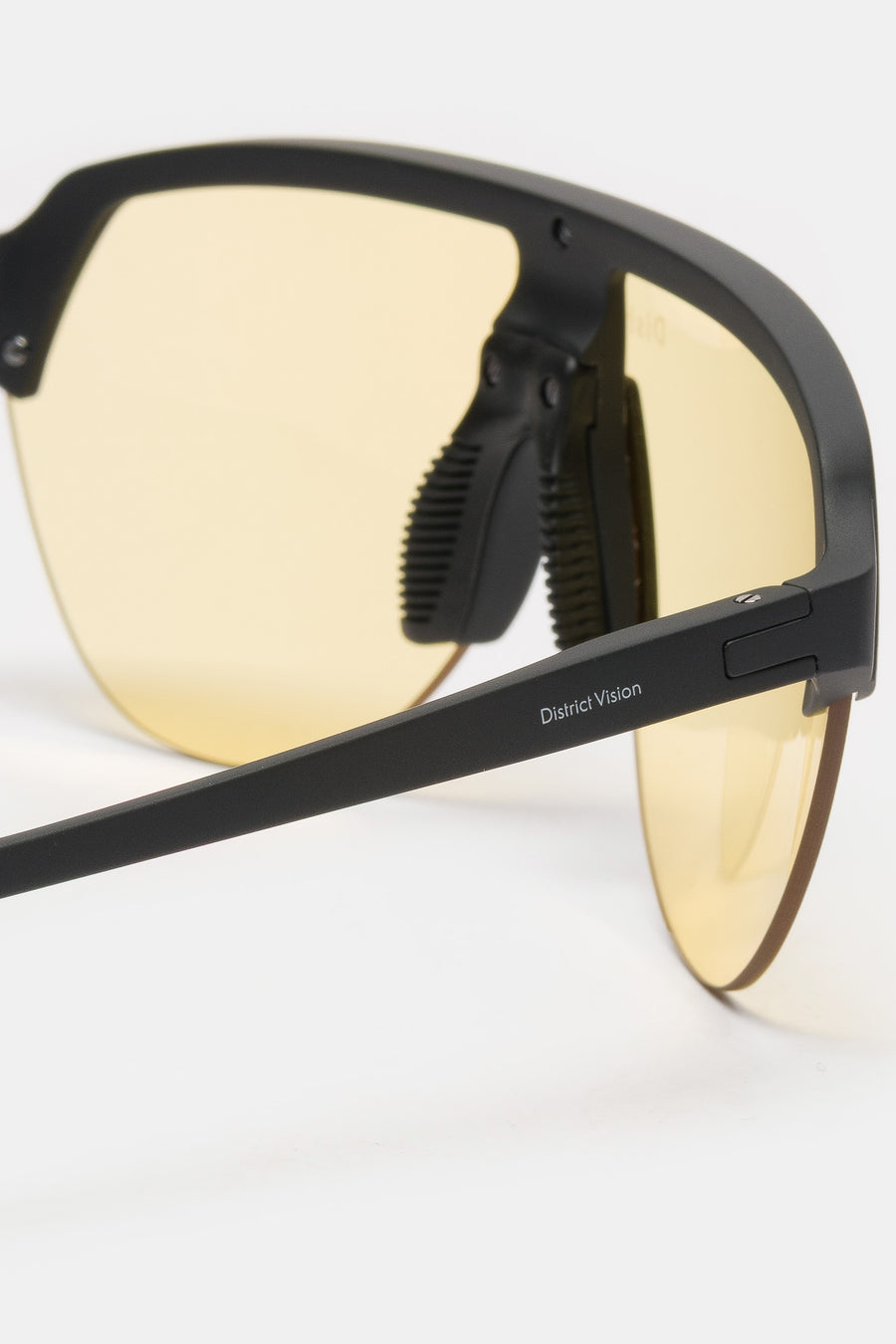 District Vision Nagata Speed Blade Sunglasses in Black/D+ Sports Yellow - Notre
