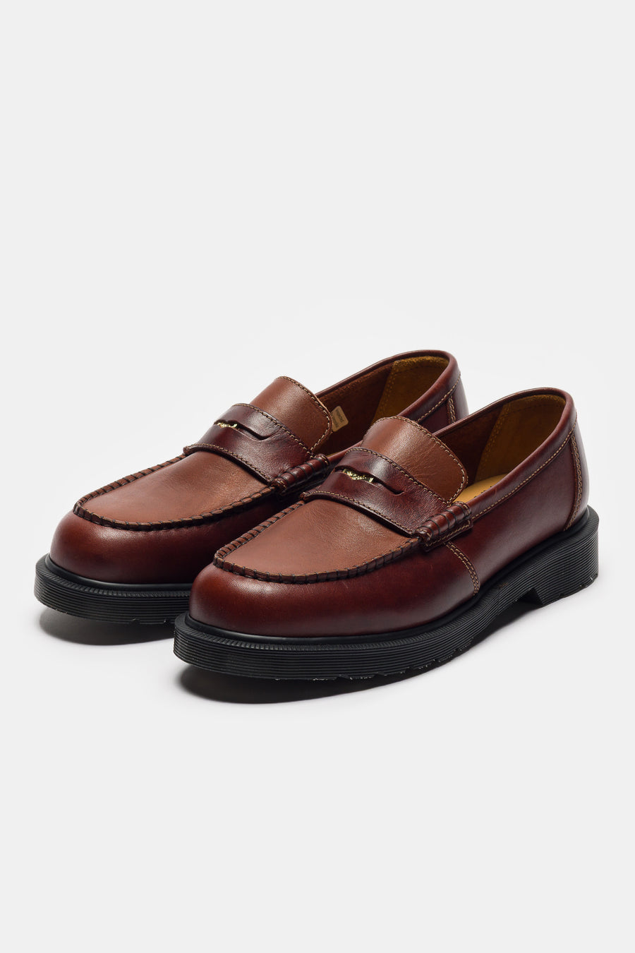 Dr. Martens Made in England Penton Loafer in Polo Brown/Amber - Notre