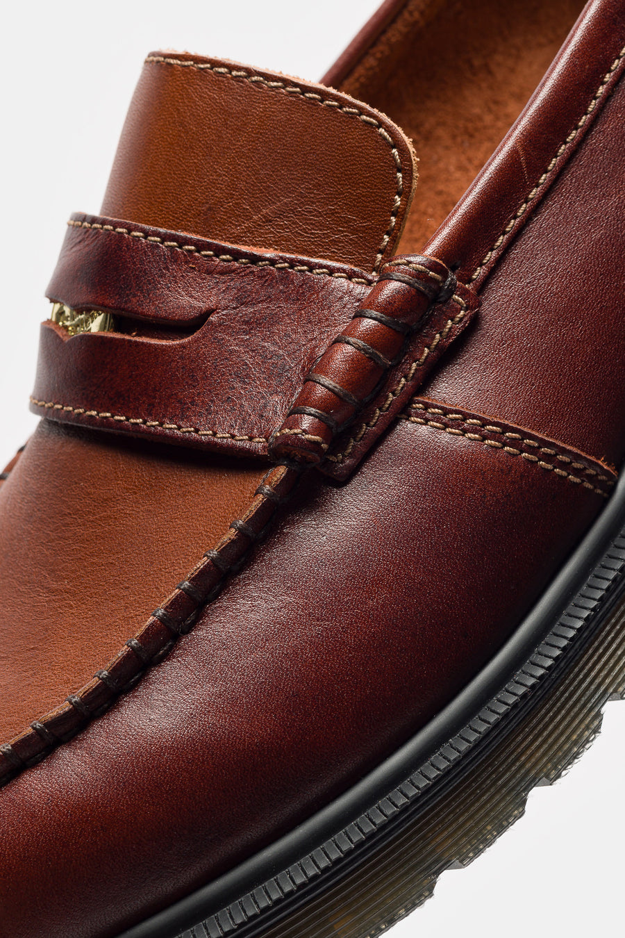 Dr. Martens Made in England Penton Loafer in Polo Brown/Amber - Notre