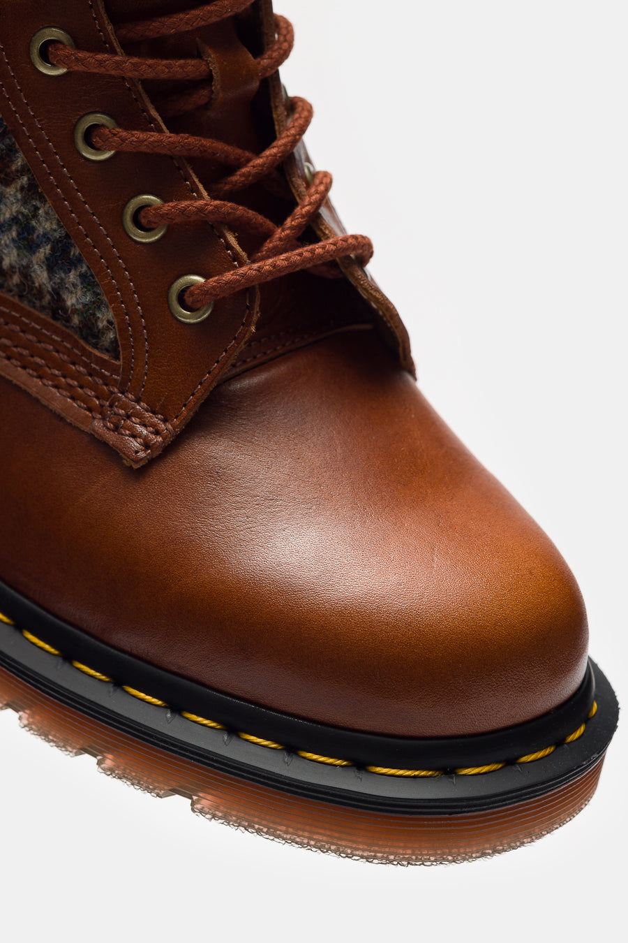 Dr. Martens 1460 Pascal Harris Tweed Boot in Amber Tan/Multi - Notre