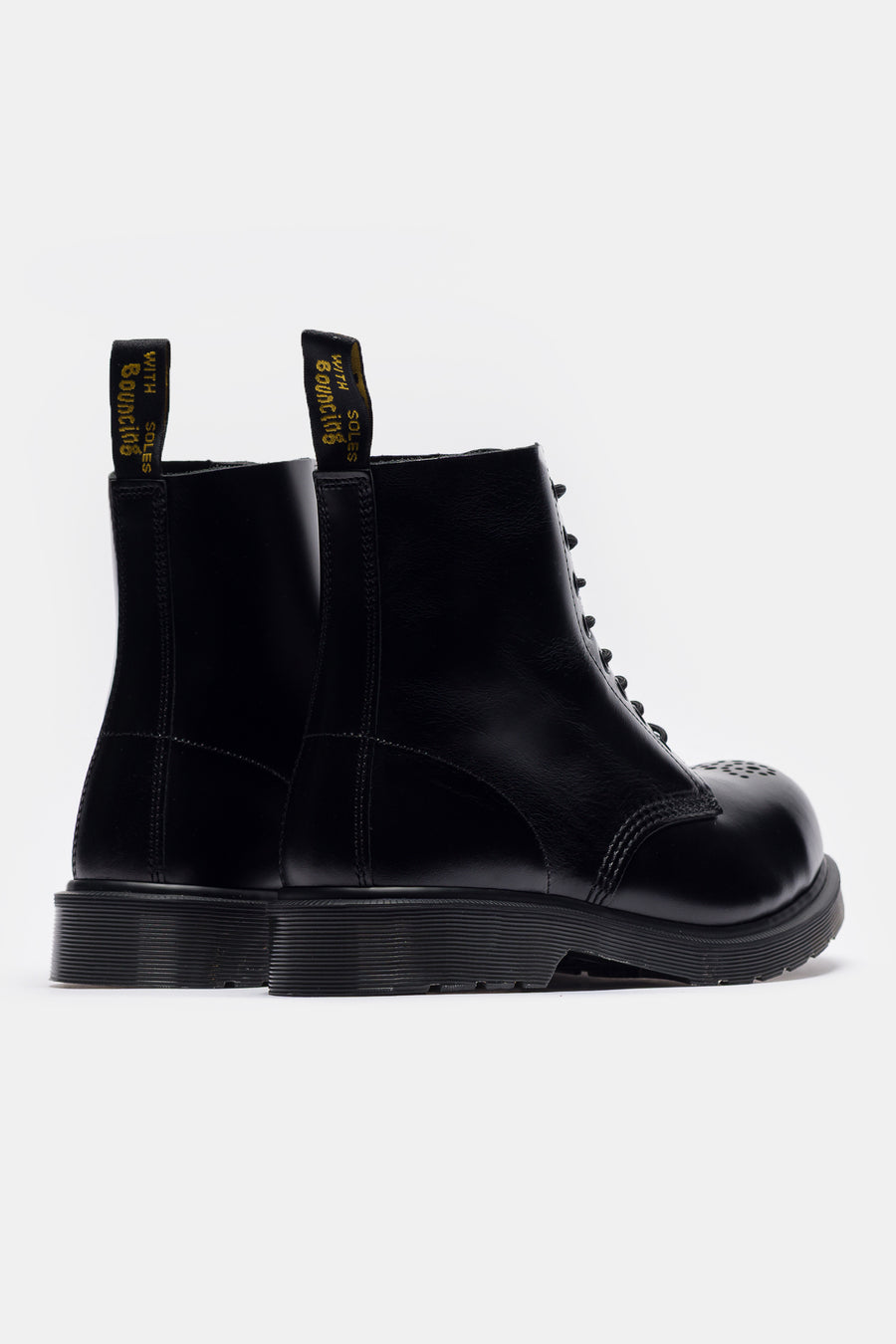 Dr. Martens 1460 Analine Leather Steel Toe Boot in Black - Notre