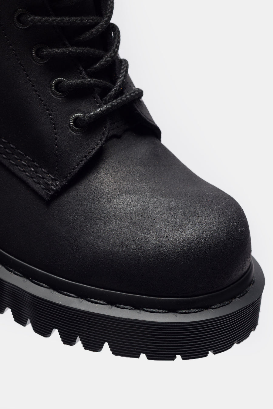 Dr. Martens 1460 Bex Bump Toe Boot in Black Wax Commander - Notre