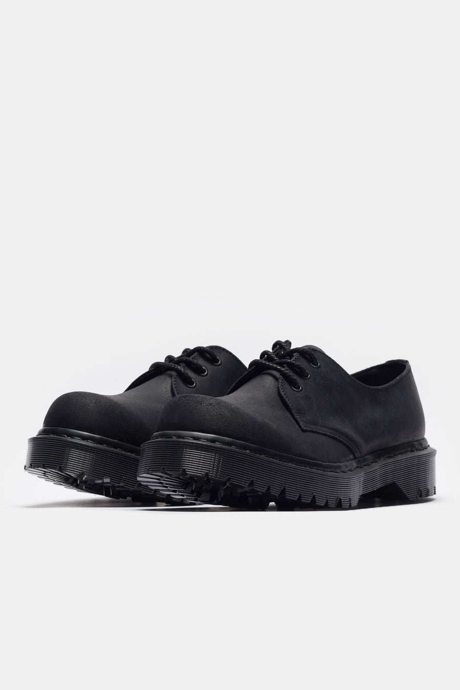 Dr. Martens 1461 Bex Bump Toe Derby in Black Wax Commander - Notre