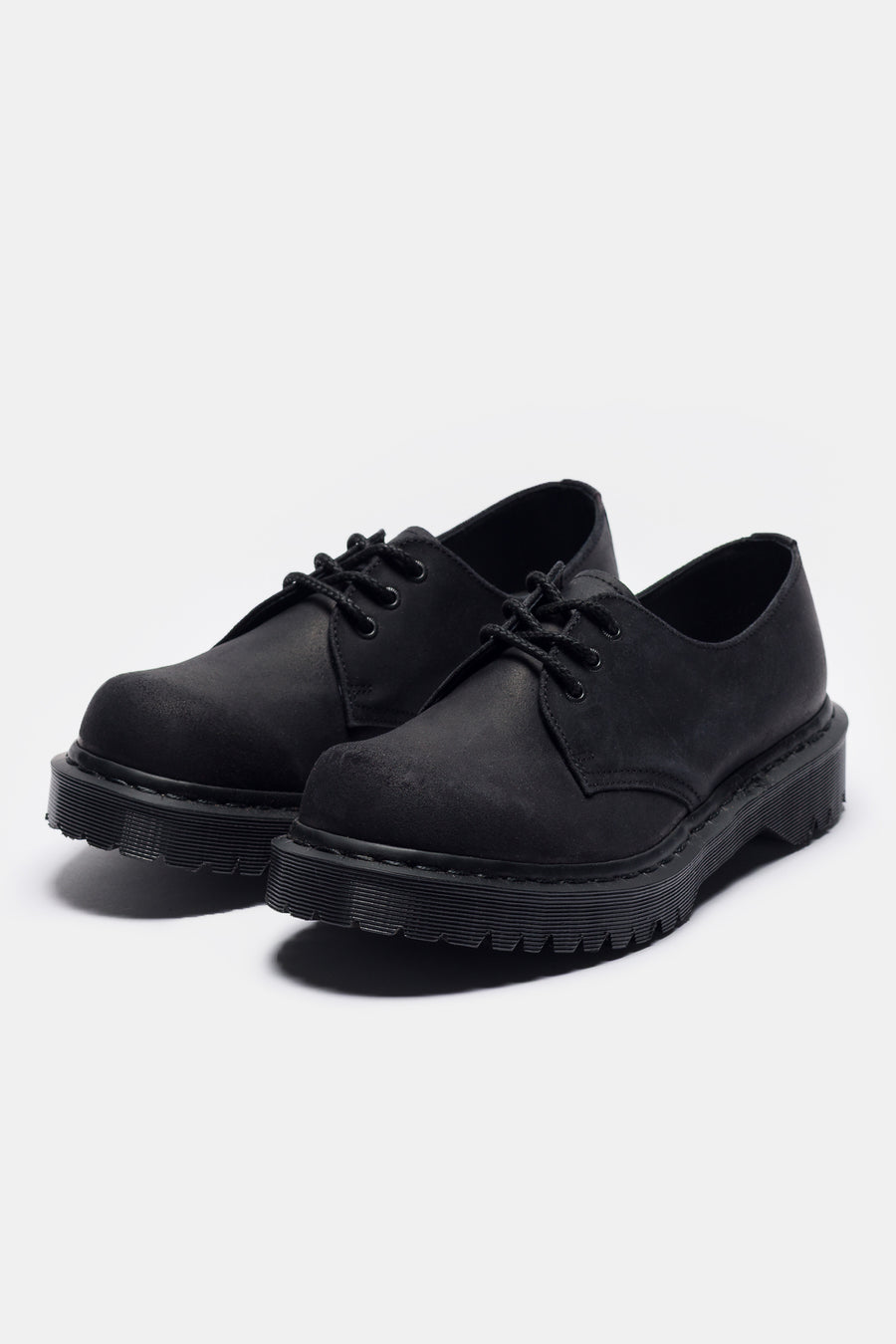 Dr. Martens 1461 Bex Bump Toe Derby in Black Wax Commander - Notre