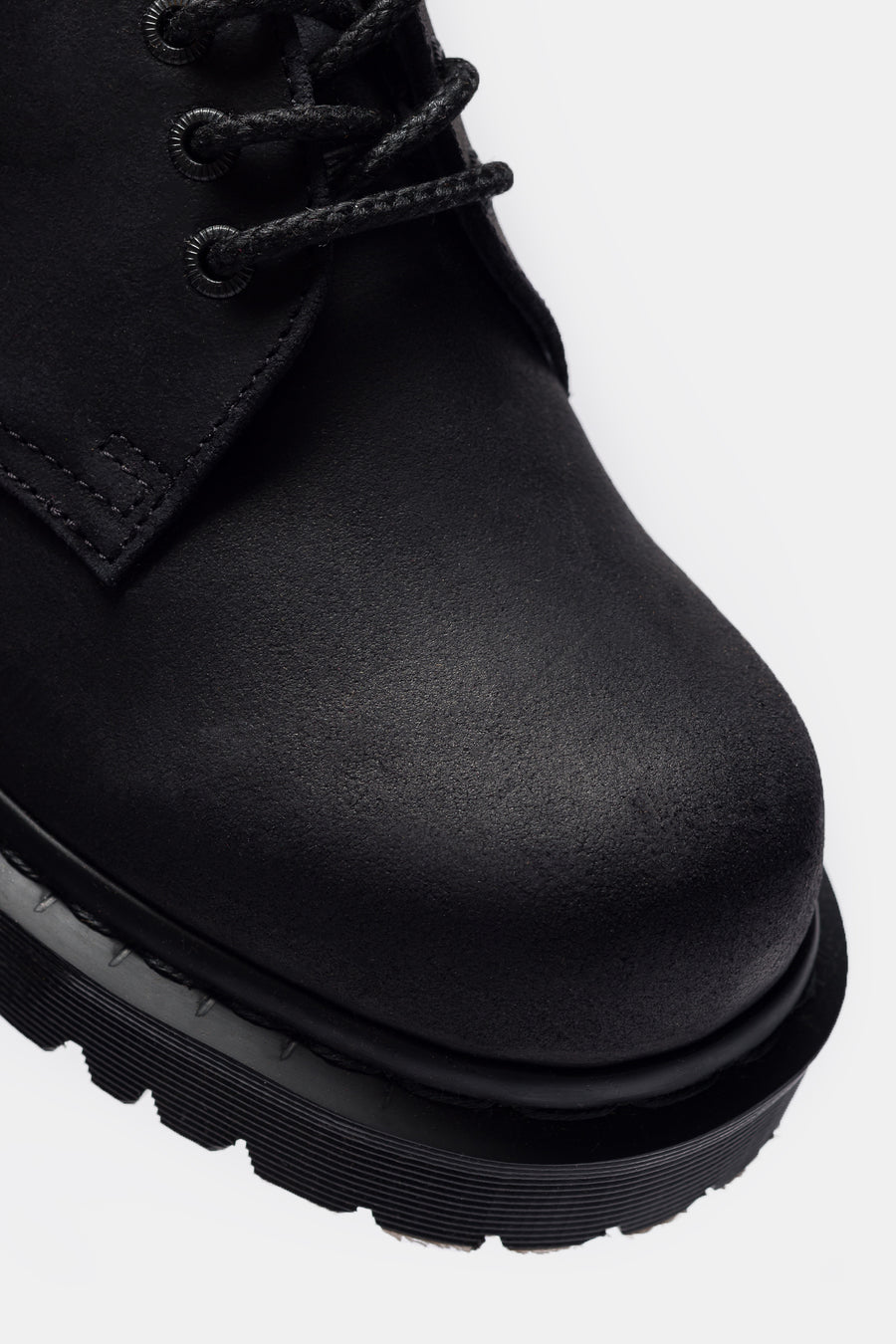 Dr. Martens 1461 Bex Bump Toe Derby in Black Wax Commander - Notre