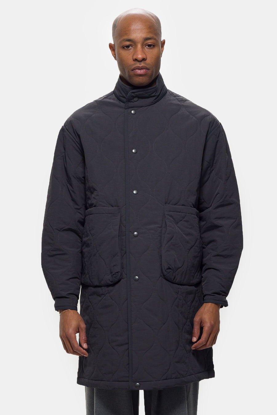 Estudio Niksen Convertible Padded Jacket in Grey - Notre