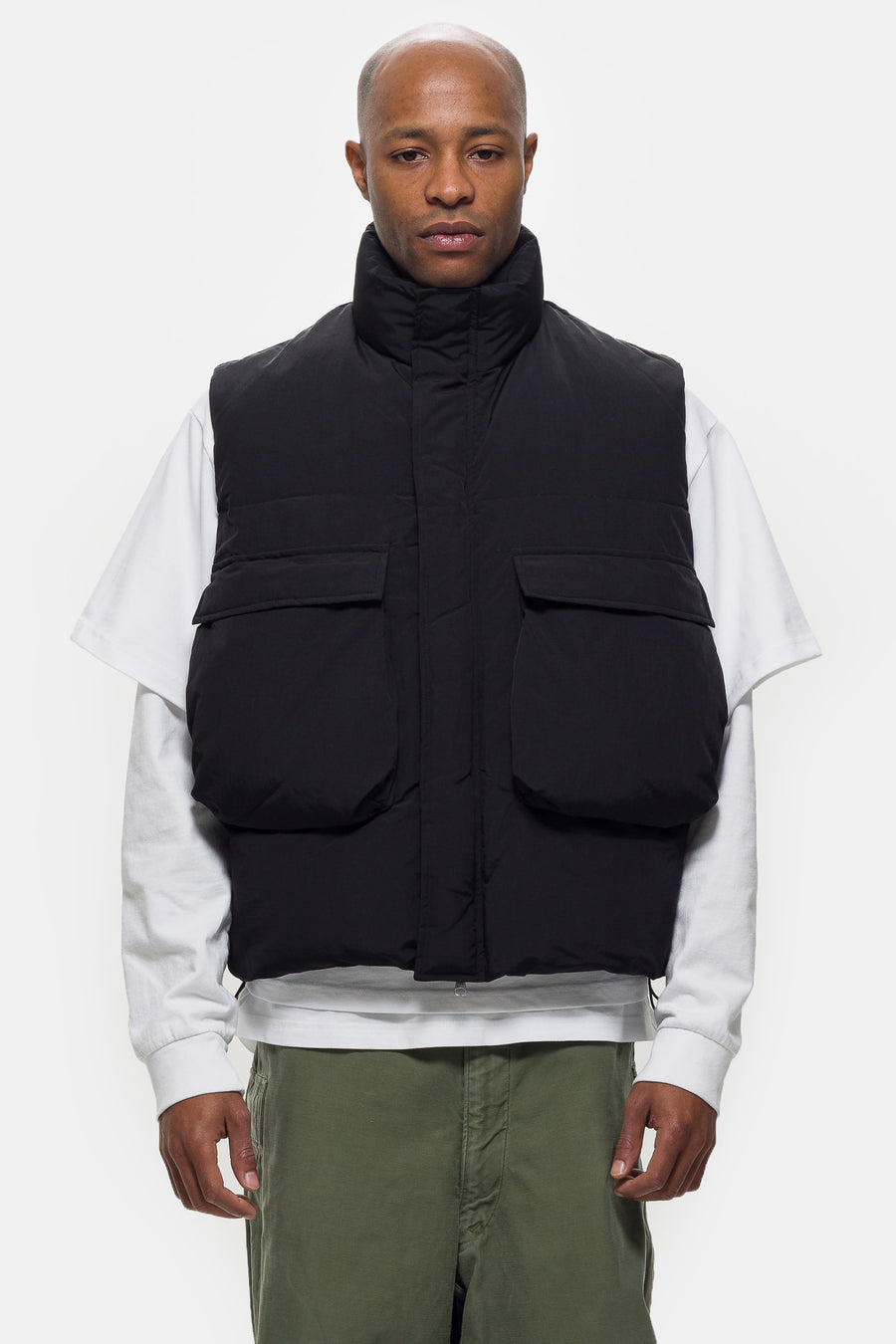 Estudio Niksen Down Puffer Vest in Black - Notre