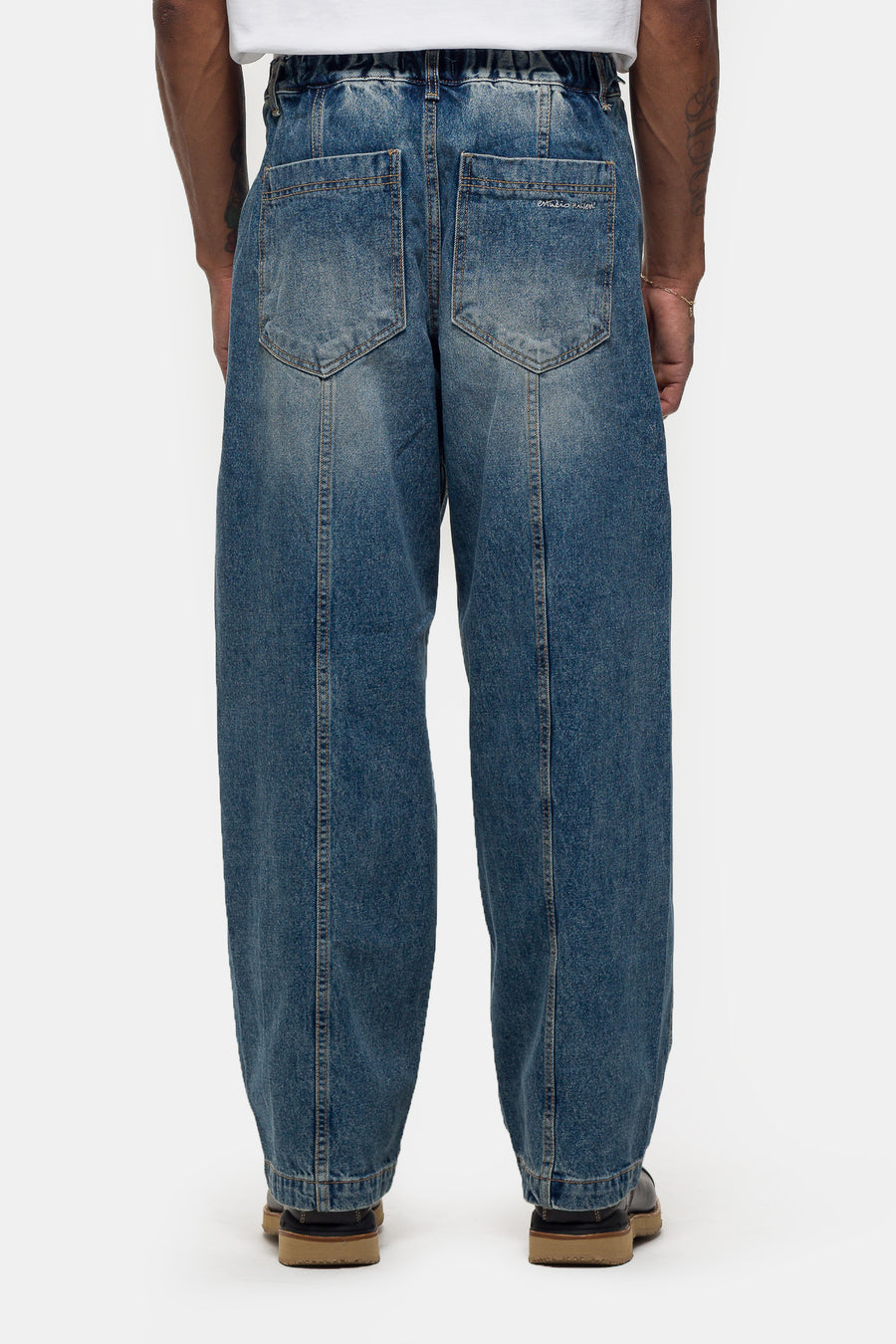 Estudio Niksen In-Stitch Denim Jean in Light Blue - Notre