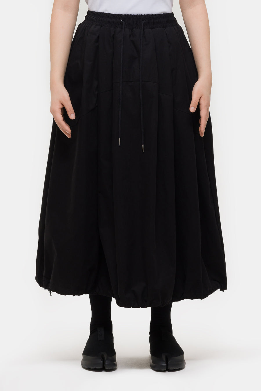 Estudio Niksen Pintuck Balloon Skirt in Black - Notre
