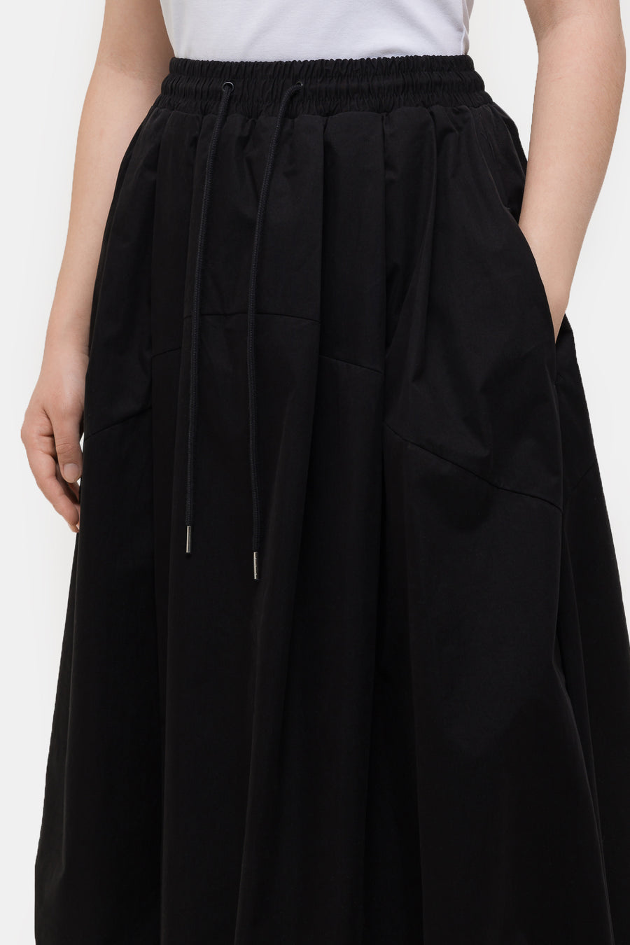 Estudio Niksen Pintuck Balloon Skirt in Black - Notre