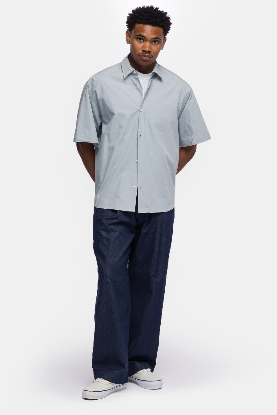 Estudio Niksen Pintuck Wide Jean in Indigo - Notre