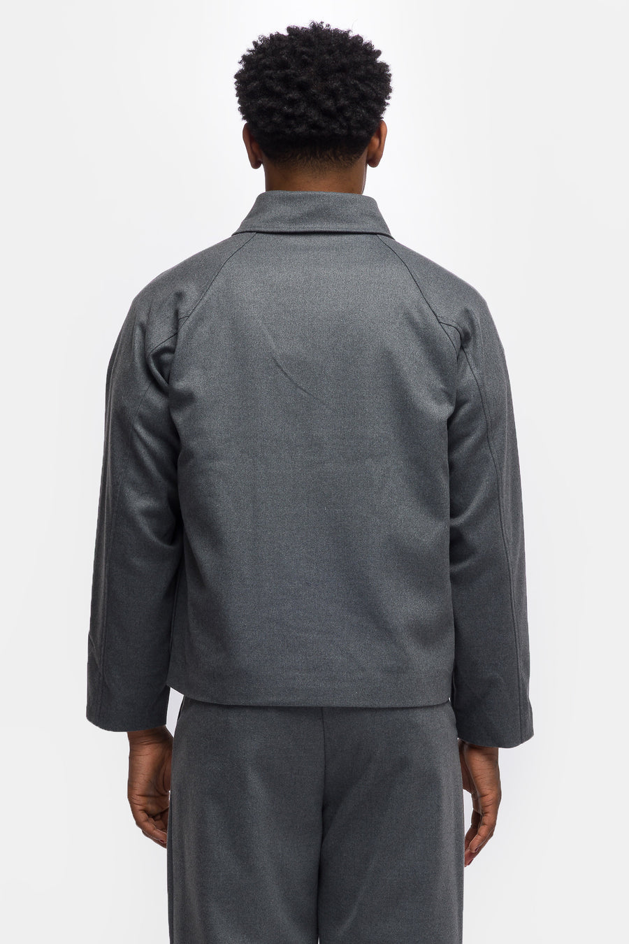 Estudio Niksen Raglan Pocket Jacket in Grey - Notre