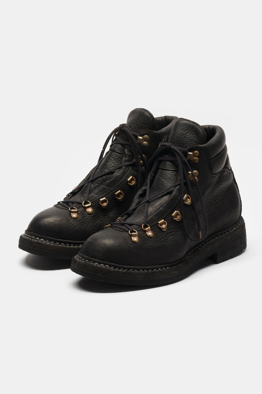 Guidi 19M Bison Leather Hiking Boot in Black - Notre