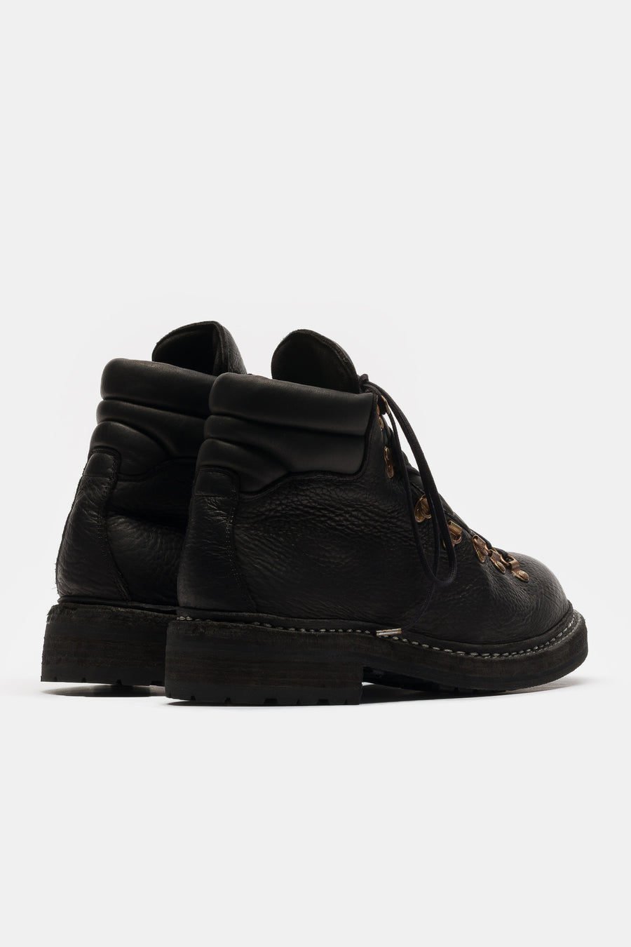 Guidi 19M Bison Leather Hiking Boot in Black - Notre