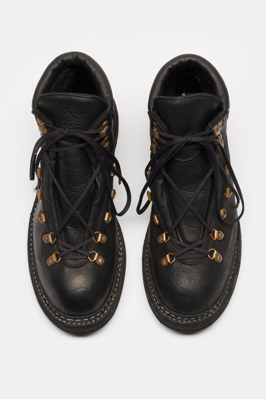 Guidi 19M Bison Leather Hiking Boot in Black - Notre