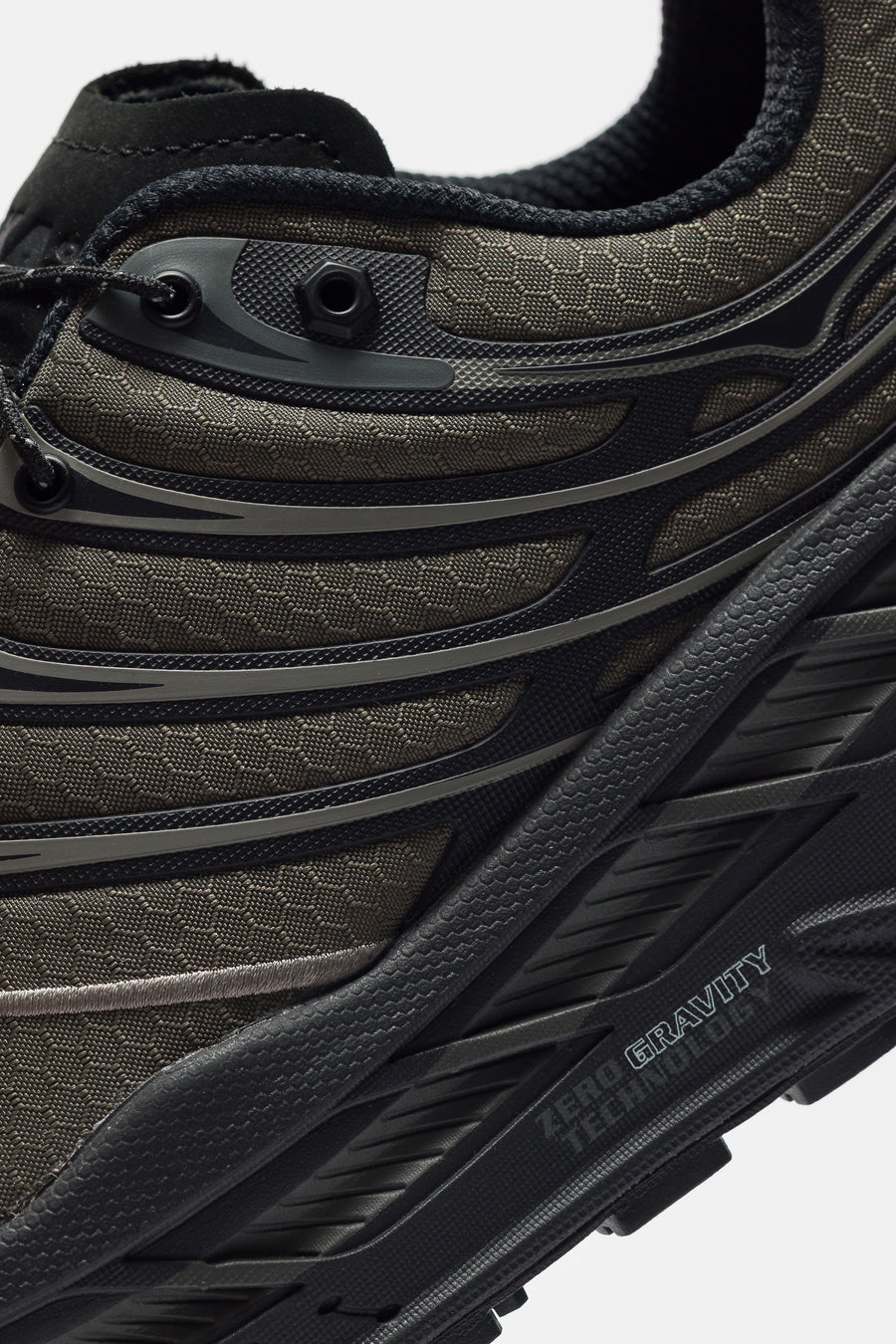 HOKA Haven Stinson EVO GTX Sneaker in Jet Black/Tarmac - Notre