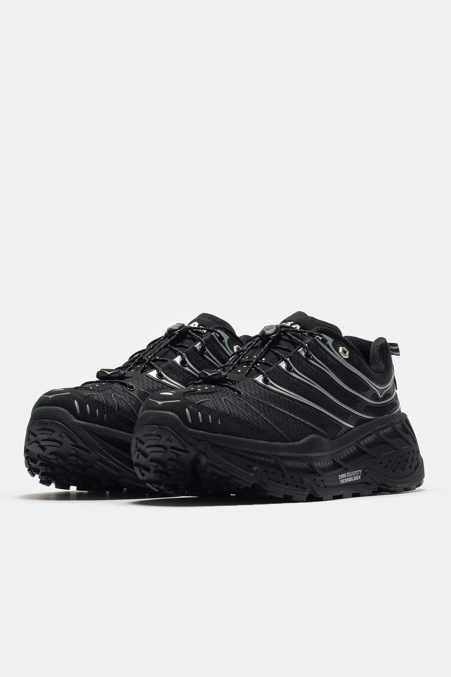 HOKA Stinson Evo GTX Sneaker in Black/Silver - Notre